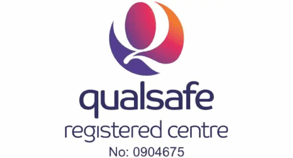 Qualsafe Awards Registered Centre logo with registration number 0904675.